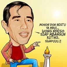 Activities of Jokowi Flying