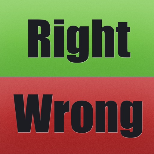 Right Wrong Word Game For iPad Icon