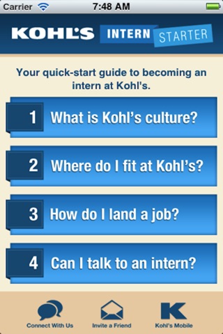 Kohl's Intern Starter App screenshot 2