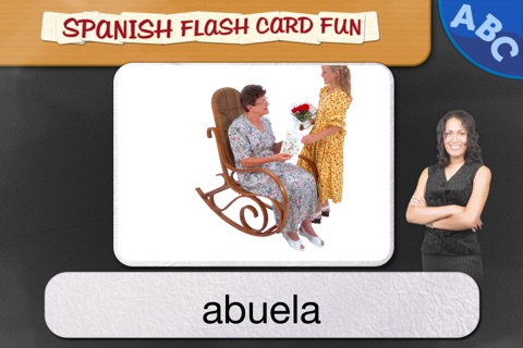 Spanish Flash Card Fun - Flash Cards A to Z screenshot 3