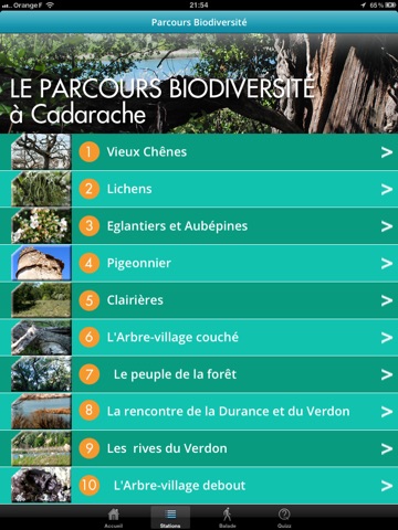 Parcours Biodiversité Cadarache screenshot 2