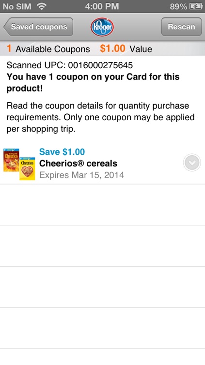 Cellfire Mobile Coupons screenshot-4