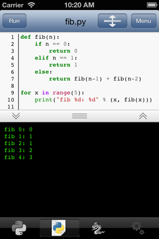 Python 3.3 for iOS screenshot 3