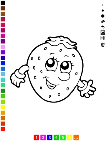 Screenshot 5 For Fruit Coloring Book Children Learn To Color The World Of