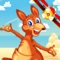 Kangaroo Airplane Trek - Fun Animal Games for Kids