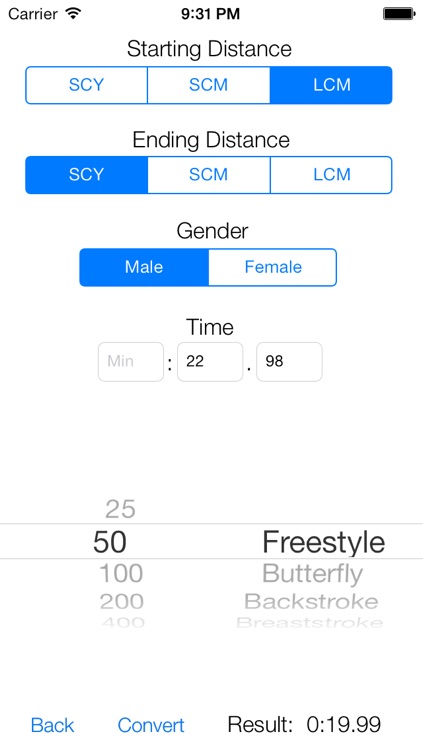 Swimming Converter