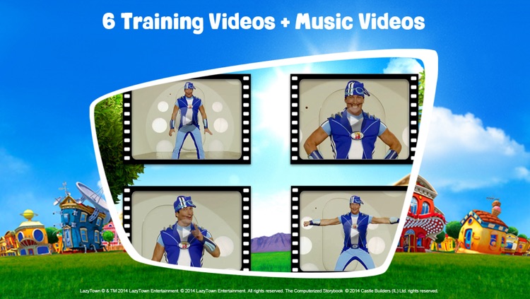LazyTown's Adventures Deluxe – Little Pink Riding Hood Video Storybook with Narration, Puzzle Games, Coloring Pages, Photo-Booth, Music Videos, Training Videos and Cooking Recipes screenshot-3