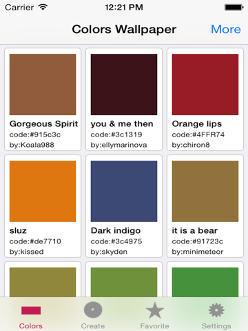 Colour Themes - náhled