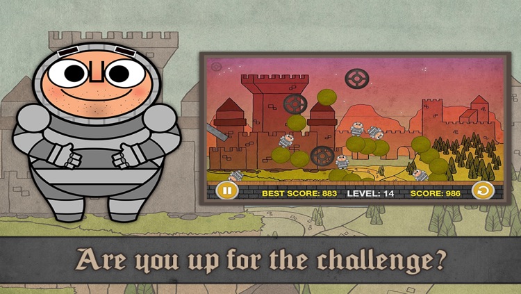 Cover the Knight: Defender Castle Clash Lite - A Physics and Puzzle Game screenshot-4