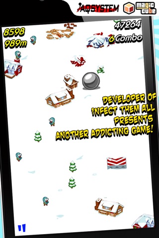 Squish The Zombies - Fun Time Killer Game with snowball screenshot 4