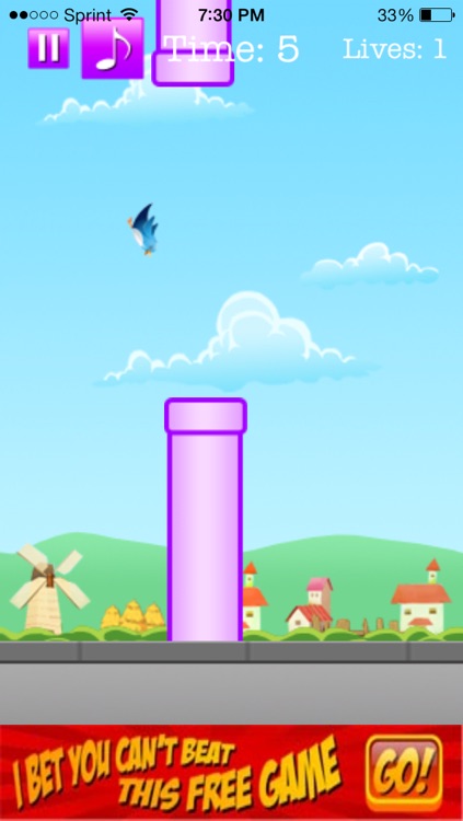 Stumbling Bird Free Arcade Family Game screenshot-4
