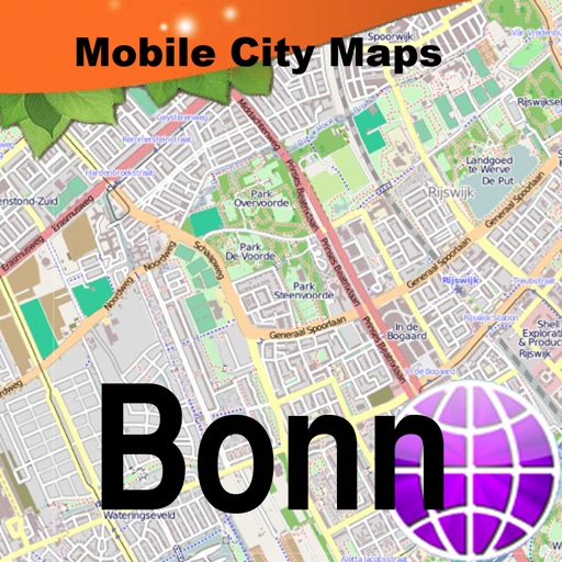 Bonn Street Map. icon