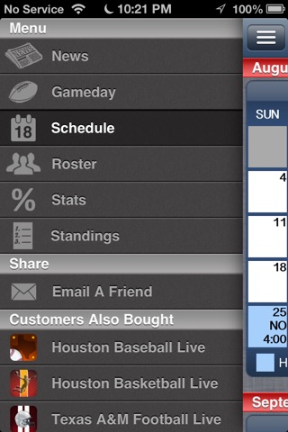 Houston Football Live screenshot 4