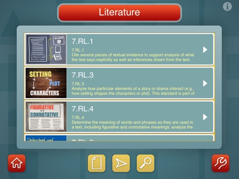 English Seventh Grade - Common Core Curriculum Builder and Lesson Designer for Teachers and Parents screenshot 3