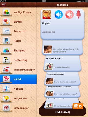 iTalk Italian: Conversation guide - Learn to speak a language with audio phrasebook, vocabulary expressions, grammar exercises and tests for english speakers HD screenshot 2