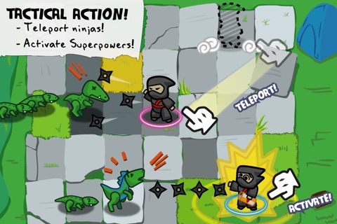 Ninja Dinosaur Showdown?! screenshot 2