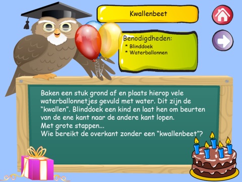 Verjaardag en groepsspelletjes screenshot 3