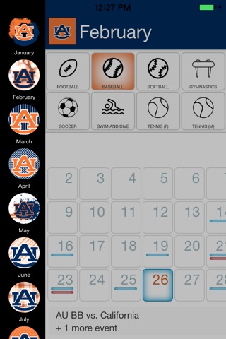 Auburn Calendar screenshot 3