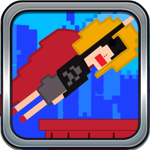 A Adventures of Iron Girl Skirt Pants Flappy Wings Force Free iOS App