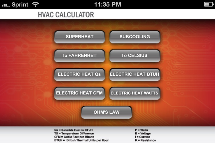 HVAC Calculator