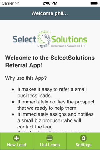 Select Solutions - Small Business Insurance screenshot 2