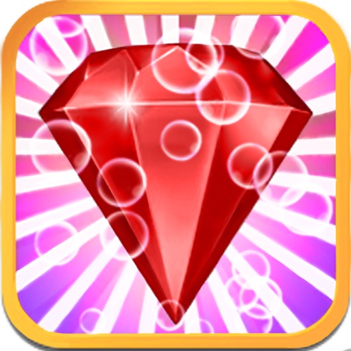 01 Jewel Bubble Mania Blitz - New Shooter Star Dash Saga for Best Cool Funny Girls and Kids Burst Puzzle Free Games Icon