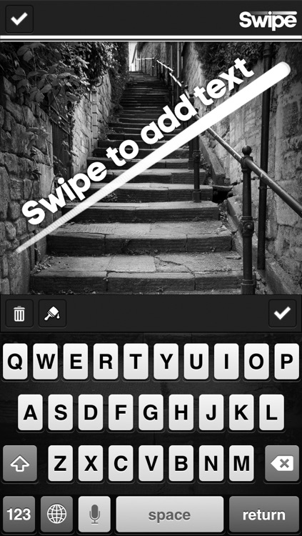 Swipe - Add Text or Captions to your Photos