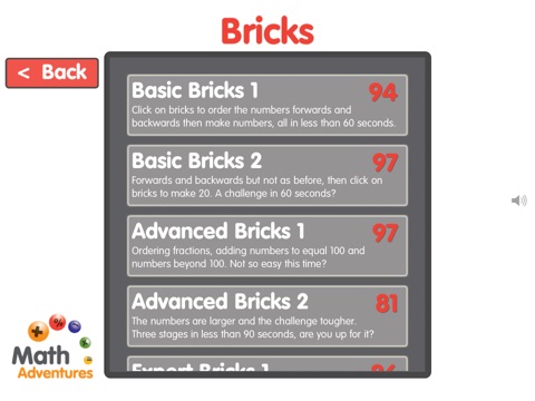 Math Adventures: Bricks screenshot 3