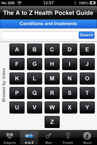 The A to Z Health Pocket Guide Free screenshot 3