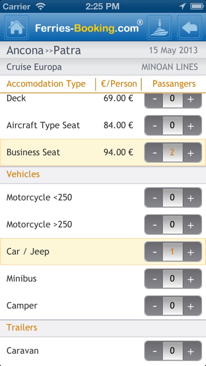 Ferries-Booking screenshot-3