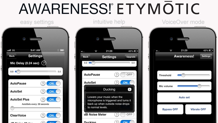 Awareness!® for Etymotic Pro