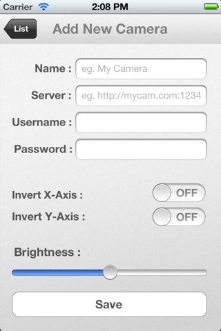 FOSCAM IP Control (iCloud Sync) screenshot 3