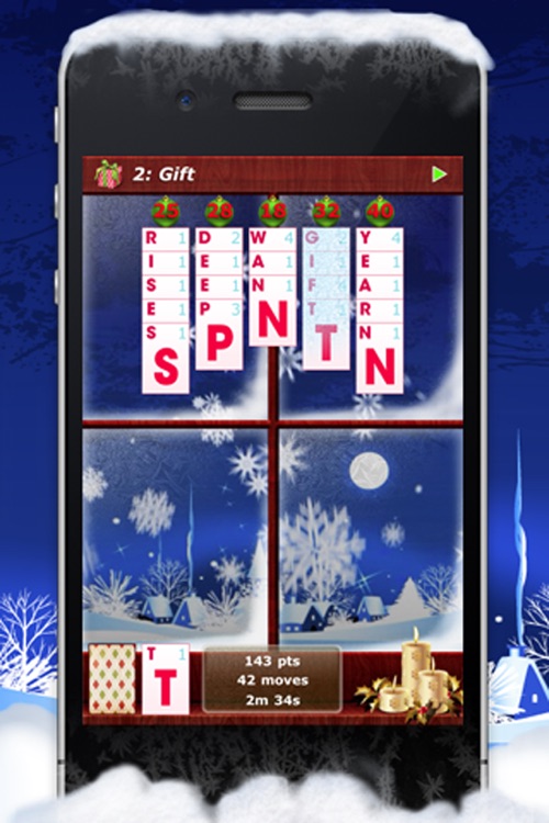Word Solitaire: Holiday screenshot-4