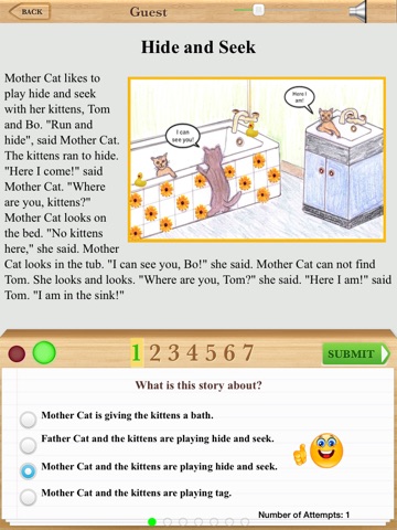 Reading Comprehension - Fiction for Kindergarten and First Grade screenshot 2