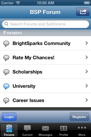 BrightSparks Forum screenshot 2