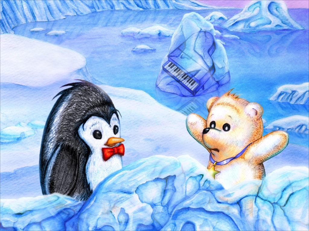 Pookie and Tushka Find a Little Piano - Educational Children's Storybook HD - FREE screenshot 4