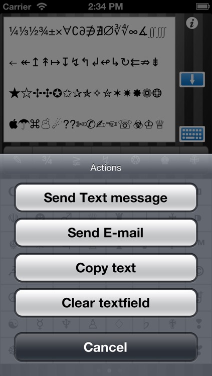 Symbols - Many symbols and characters