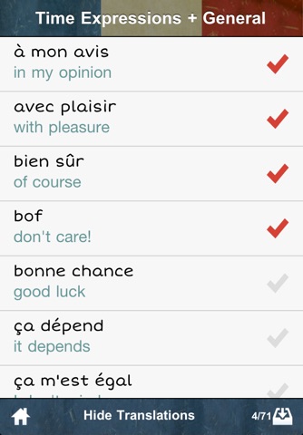 cRaMiT French GCSE Vocab - Edexcel screenshot 4