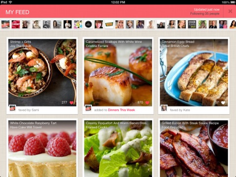 Foodily for iPad: Recipe Sharing With Friends screenshot 2