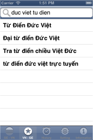 Pro Long Dict German Vietnamese Dictionary screenshot 3
