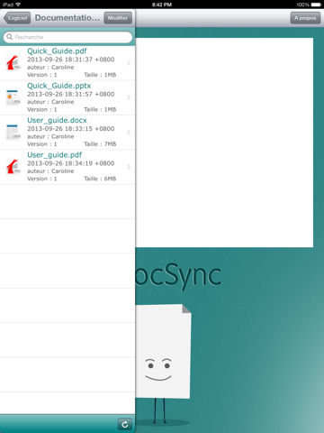 eDocSync Tablet iOS edition screenshot 4