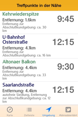 Fahrradsternfahrt Hamburg screenshot 3