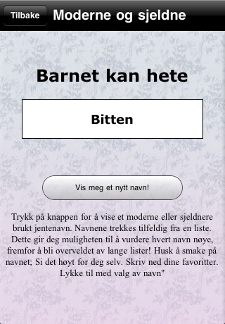 Barnets Navn - Finn det perfekte navn screenshot 2