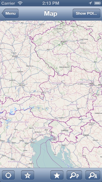 Austria Offline Map - PLACE STARS