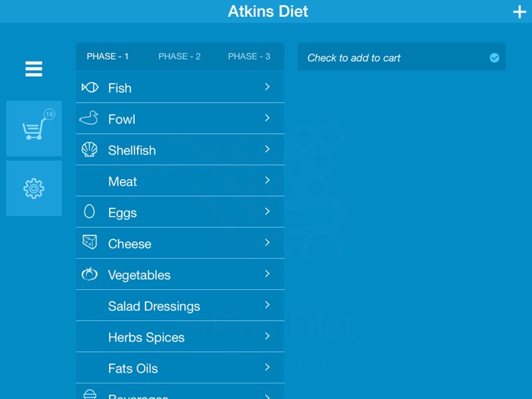 Atkins Diet Shopping List HD