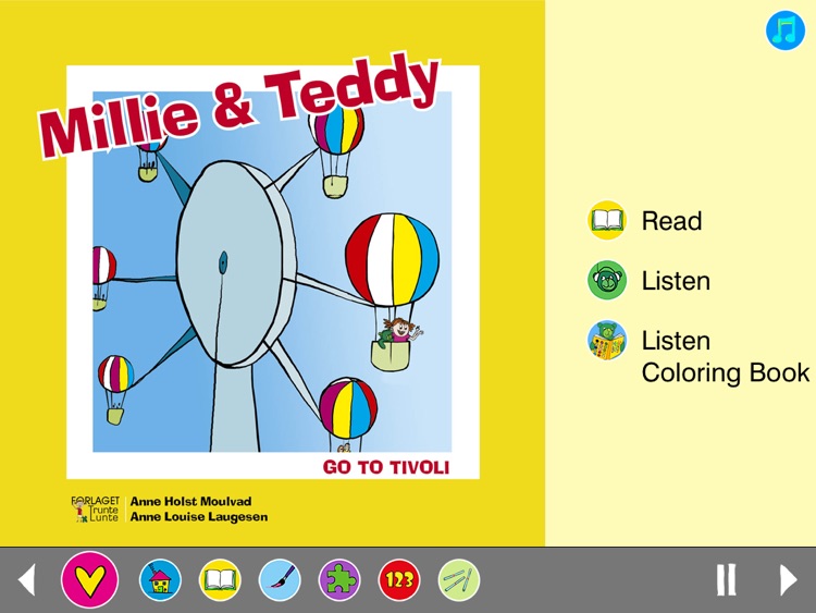 Millie & Teddy children's books - read, play and paint