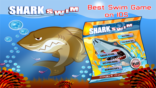 Angry Water Shark Attack FREE: killer fish dash for food(圖1)-速報App