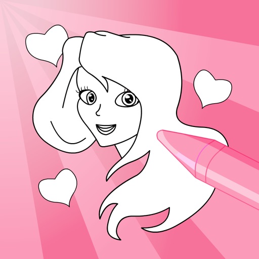Simply Girls Colouring icon