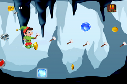 Gnome Cave Jump Hammer Quest - Top Jumpy Elf Jewel Runner Blitz Free screenshot 2