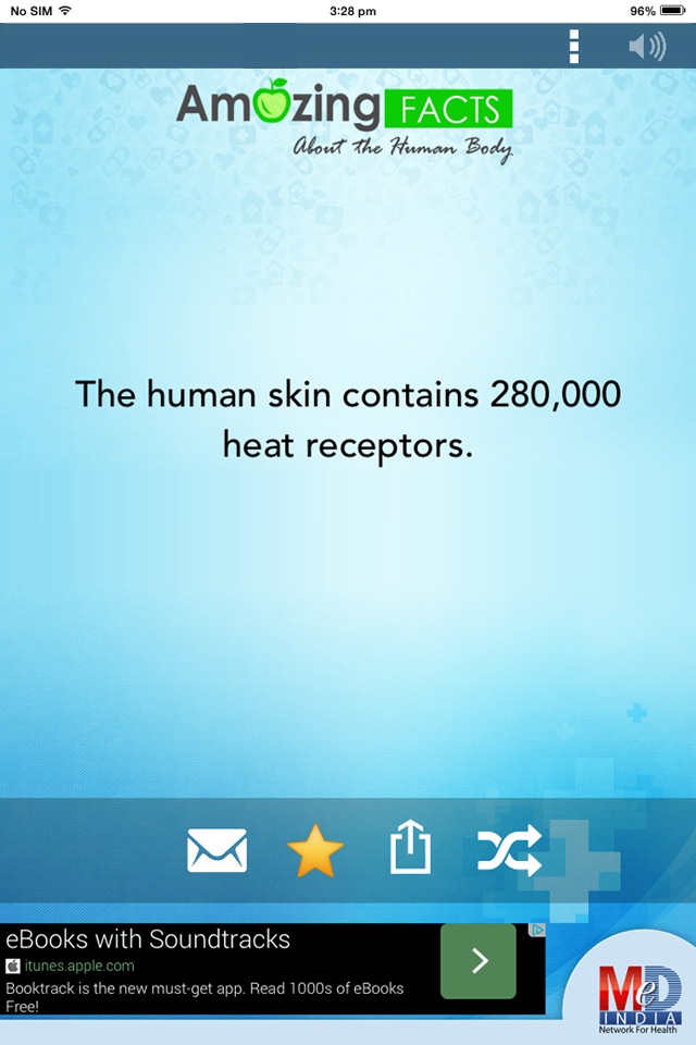Amazing Body Facts  - Interesting medical facts about the human body from Medindia screenshot 2